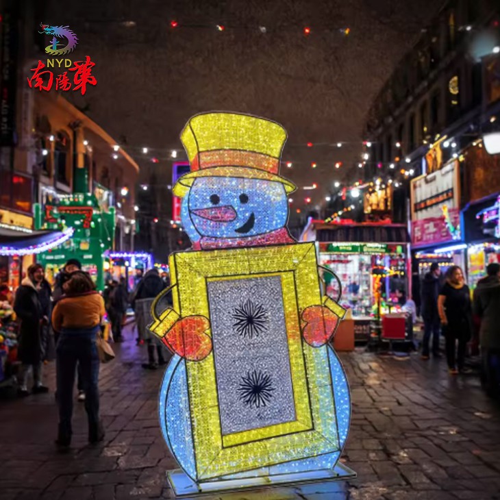 Outdoor Lighted Christmas Snowman Decorations best