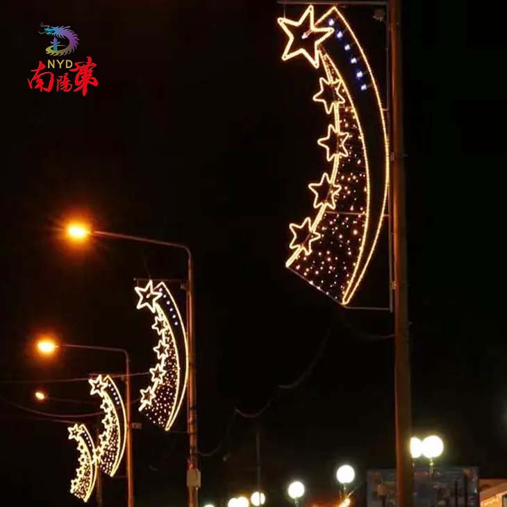 2D Street Lamp Pole LED Motif Lights